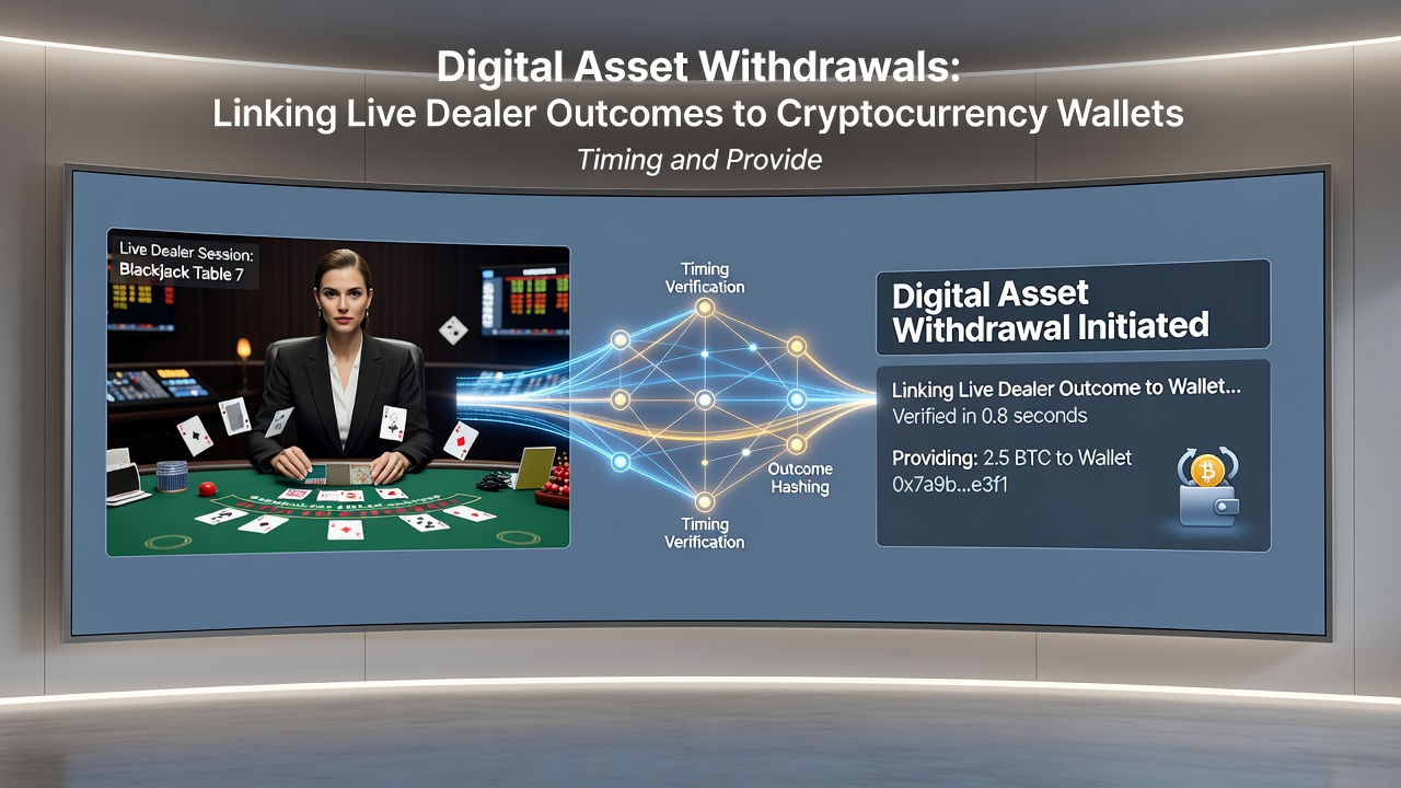 Darstellung von Provider-Protokollen bei der Verknüpfung von Live-Dealer-Auszahlungen mit Krypto-Wallets